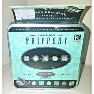 DIY Bracelet Kit Silver Link Blank Victorian Style